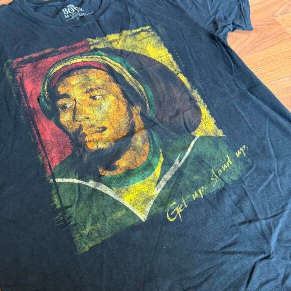 Black Bob Marley Graphic T-Shirt - Picture 5 of 8